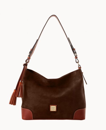 Dooney Suede Large Sac Brown Tmoro ID-L6AsapfH - Click Image to Close