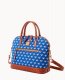 Dooney MLB Blue Jays Domed Zip Satchel BLUE JAYS ID-XqR46qOd