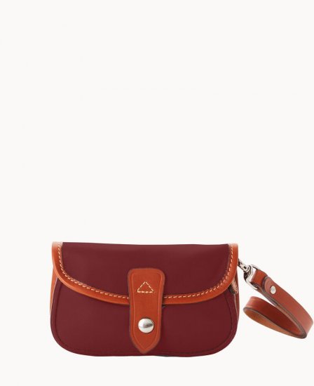 Dooney Oncour Elba Flap Wristlet Rouge ID-Dbiwb3dT - Click Image to Close