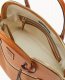 Dooney Pebble Grain Large Domed Satchel Caramel ID-qQvLyJoi