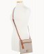 Dooney Pebble Grain Double Zip Tassel Crossbody Taupe ID-DTpmSsqf