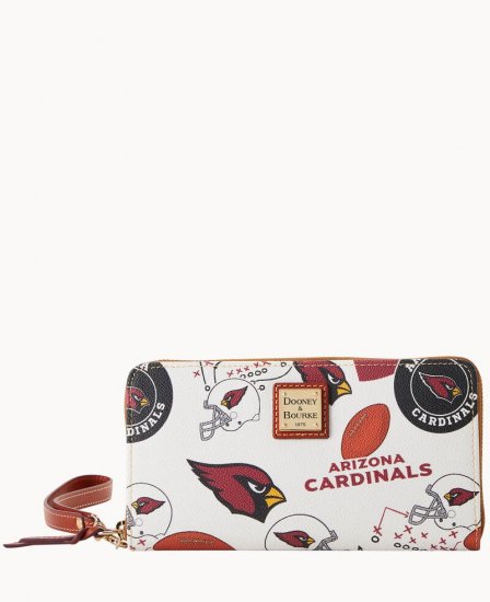 Dooney NFL AZ Cardinals Large Zip Around Wristlet CARDINALS ID-c6Rz15QR - Click Image to Close