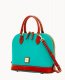 Dooney Pebble Grain Zip Zip Satchel Spearmint ID-KUK7UDjb