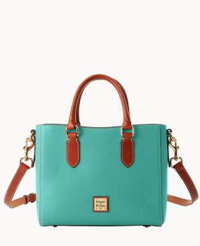 Dooney Pebble Grain Top Handle Tote Spearmint ID-VIwfQcBS