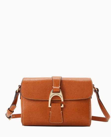 Dooney Saffiano Kyra Crossbody Natural ID-HpMWPUTB - Click Image to Close