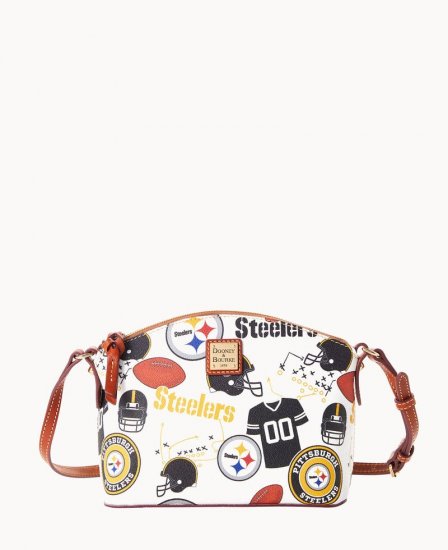 Dooney NFL Steelers Suki Crossbody Steelers ID-oJre1tbk - Click Image to Close