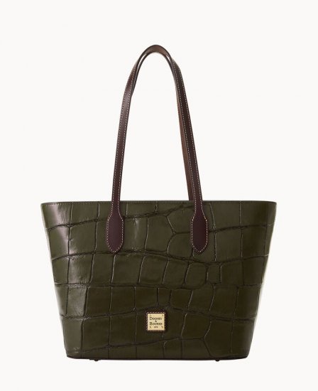 Dooney Denison Tote Olive ID-X05h43qt - Click Image to Close