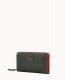 Dooney Florentine Large Zip Around Wristlet Ivy ID-87wTl2MI