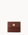 Dooney Saffiano Small Flap Credit Card Wallet Amber ID-N7JjGWCj