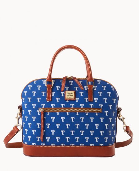 Dooney MLB Rangers Domed Zip Satchel RANGERS ID-zmfuhfmK - Click Image to Close