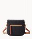 Dooney Ostrich Saddle Bag Black ID-c5RLs4B1