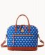 Dooney MLB Blue Jays Domed Zip Satchel BLUE JAYS ID-XqR46qOd