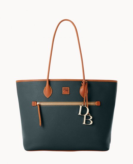 Dooney Pebble Grain Large Tote Forest ID-XHDexQIL - Click Image to Close