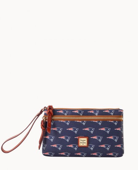 Dooney NFL Patriots Double Zip Wristlet New England Patriots ID-tkdESFGT - Click Image to Close