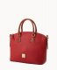 Dooney Pebble Grain Domed Satchel Red ID-AxIljU4C