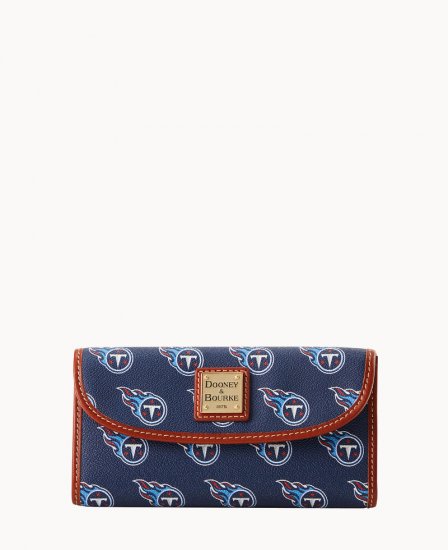 Dooney NFL Titans Continental Clutch TITANS ID-kOpY2xm6 - Click Image to Close