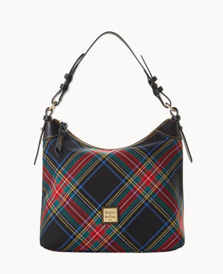 Dooney Tartan Large Erica Black ID-PtYdENDM - Click Image to Close