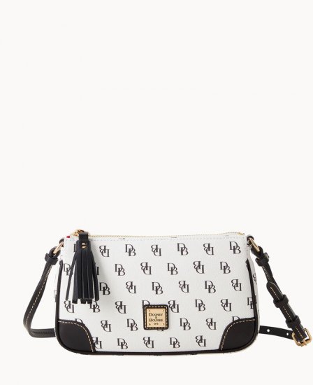 Dooney Gretta Slim Crossbody White ID-VAjqkB9l - Click Image to Close