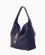 Dooney Pebble Grain Small Logo Lock Sac Midnight Blue ID-buWYpjL8