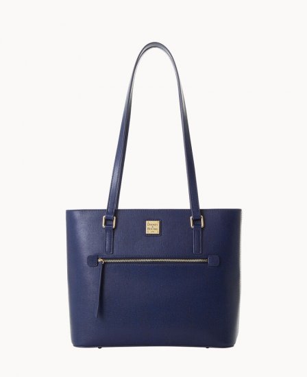 Dooney Saffiano Shopper Marine ID-ElBIANyp - Click Image to Close