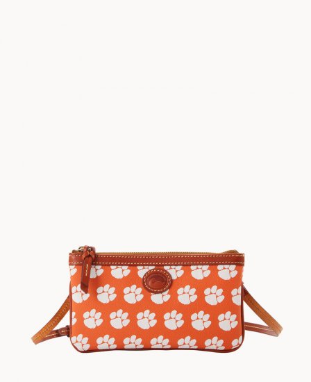 Dooney Collegiate Clemson Large Slim Crossbody Clemson ID-3jDb4gCd - Click Image to Close