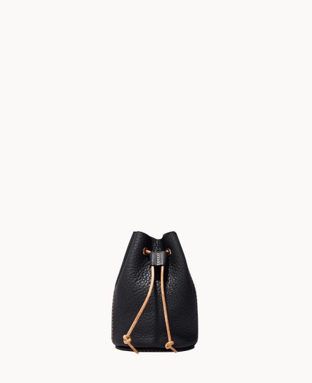 Dooney Henrys Mini Drawstring Black ID-ktVXqLQX - Click Image to Close