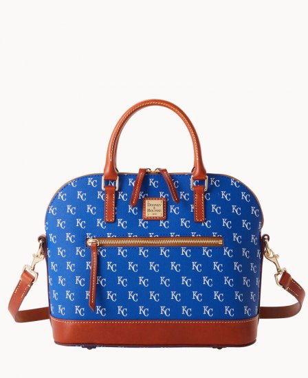 Dooney MLB Royals Domed Zip Satchel ROYALS ID-aBEB8yi1 - Click Image to Close