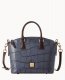 Dooney Denison Domed Satchel Steel Blue ID-ruhfPUD2