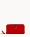 Dooney Florentine Large Zip Around Wristlet Red ID-gKa2FkYa