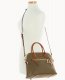 Dooney Pebble Grain Large Domed Satchel Olive ID-G5Tydy2L