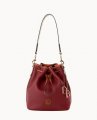 Dooney Pebble Grain Drawstring Wine ID-zriSuf12