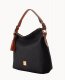 Dooney Ostrich Twist Strap Hobo Black ID-n1ElF7W5