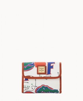 Dooney Collegiate University of Florida Flap Credit Card Wallet University of Florida ID-vGc0vCXK