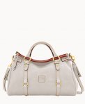 Dooney Florentine Large Satchel Ecru ID-6pG2IkYB