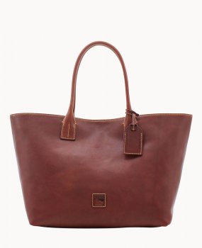 Dooney Florentine Medium Russel Bag Chestnut ID-8g2qgmhI