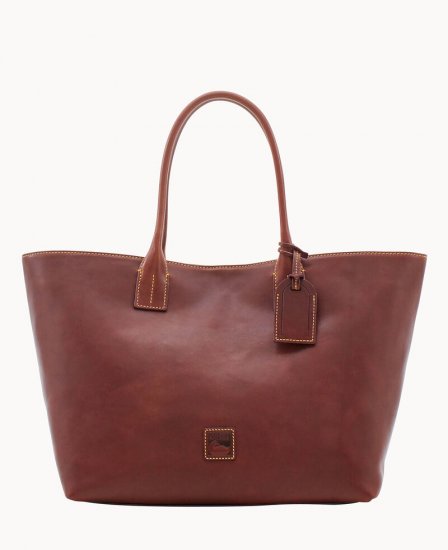 Dooney Florentine Medium Russel Bag Chestnut ID-8g2qgmhI - Click Image to Close