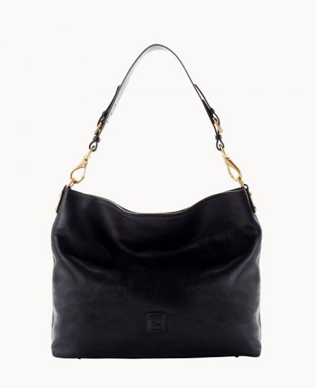 Dooney Florentine Extra Large Courtney Sac Black Black ID-e1JHupj1 - Click Image to Close