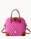 Dooney Gretta Domed Satchel Fuchsia ID-Jt5aibzY