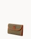 Dooney Pebble Grain Continental Clutch Olive ID-hkmQDIqk