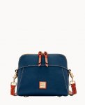 Dooney Pebble Grain Cameron Crossbody Midnight Blue ID-WcwbEXBO