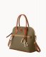 Dooney Pebble Grain Domed Satchel Olive ID-n7FH8E5s