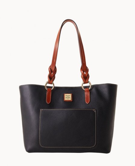 Dooney Pebble Grain Tammy Tote Black ID-sB8gM0GU - Click Image to Close