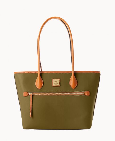 Dooney Wexford Leather Tote Olive ID-0vHaP6r1 - Click Image to Close