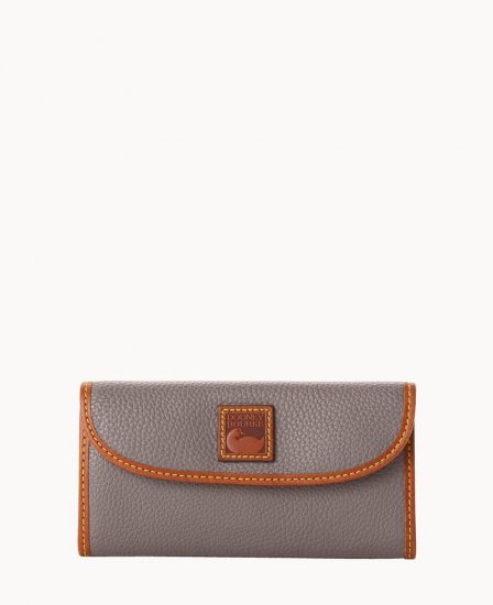 Dooney Pebble Grain Continental Clutch Elephant ID-RcEwoFnz - Click Image to Close