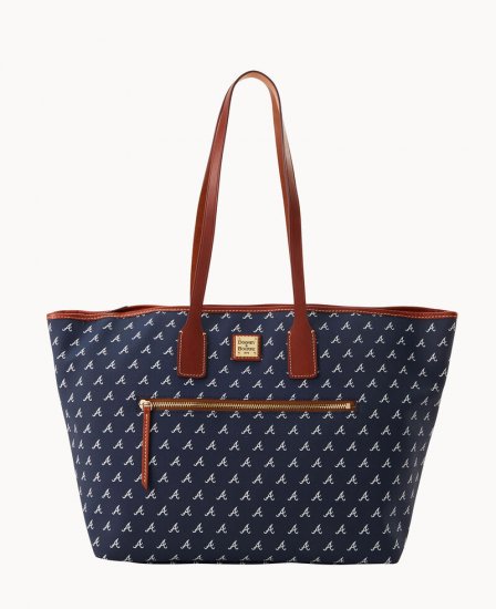 Dooney MLB Braves Large Tote BRAVES ID-HsTCWgHo - Click Image to Close