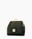 Dooney Pebble Grain Large Framed Purse Black Black ID-WOBEGNkL