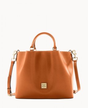 Dooney Saffiano Large Barlow Natural ID-39MBuCdI