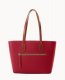 Dooney Pebble Grain Tote With Medium Wristlet Wine ID-0TFAmSkp