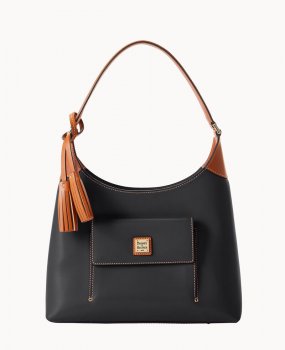 Dooney Wexford Leather Small Hobo Black ID-qSqCyD6N