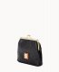 Dooney Ostrich Large Frame Purse Black ID-R3W8bcyP